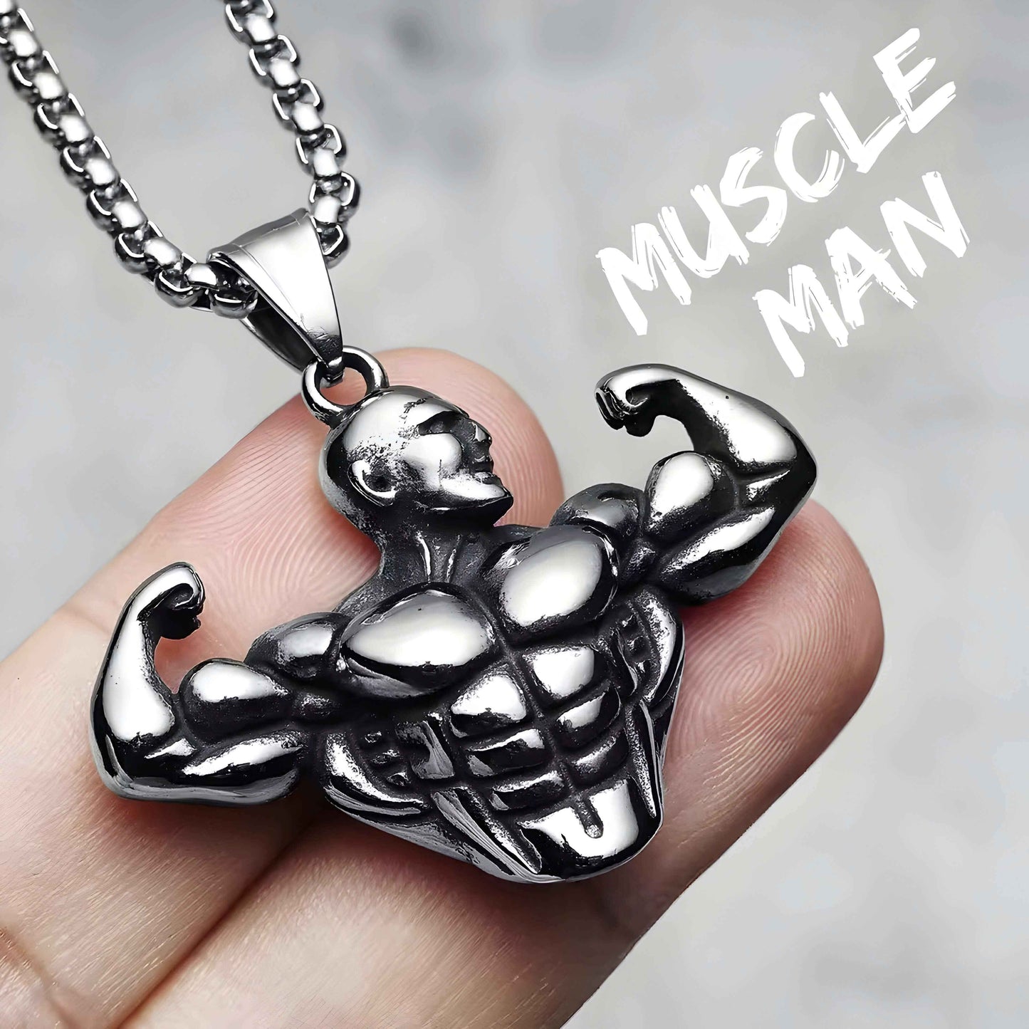 Muscle Man - Necklace - ForgeOfSparta